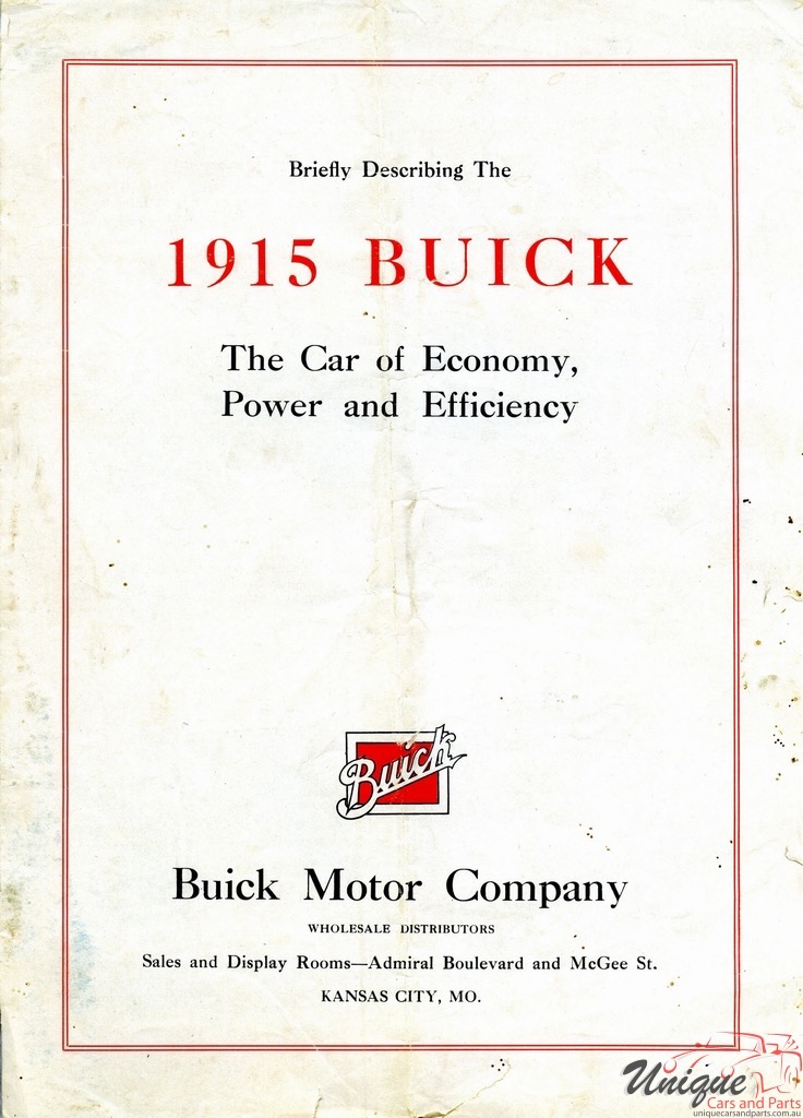 1915 Buick Folder